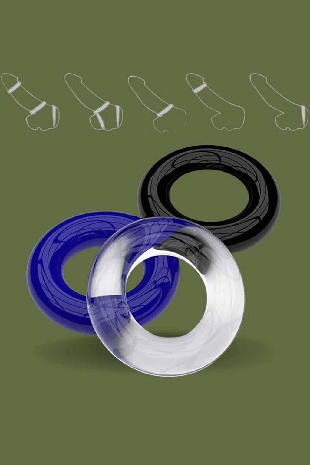 Set-of-three-penis-ring-made-with-silicone