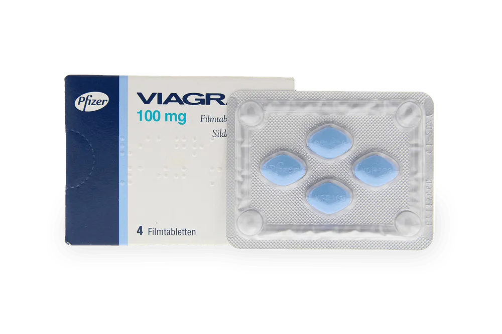 Viagra-packaging-with-blue-tablets-on a-100-mg